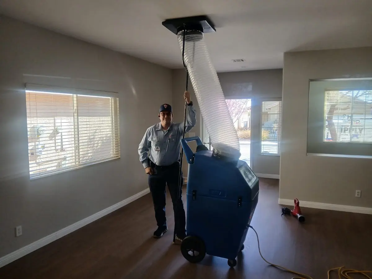 Professional Dryer Vent Cleaning work inside a Oakdale home